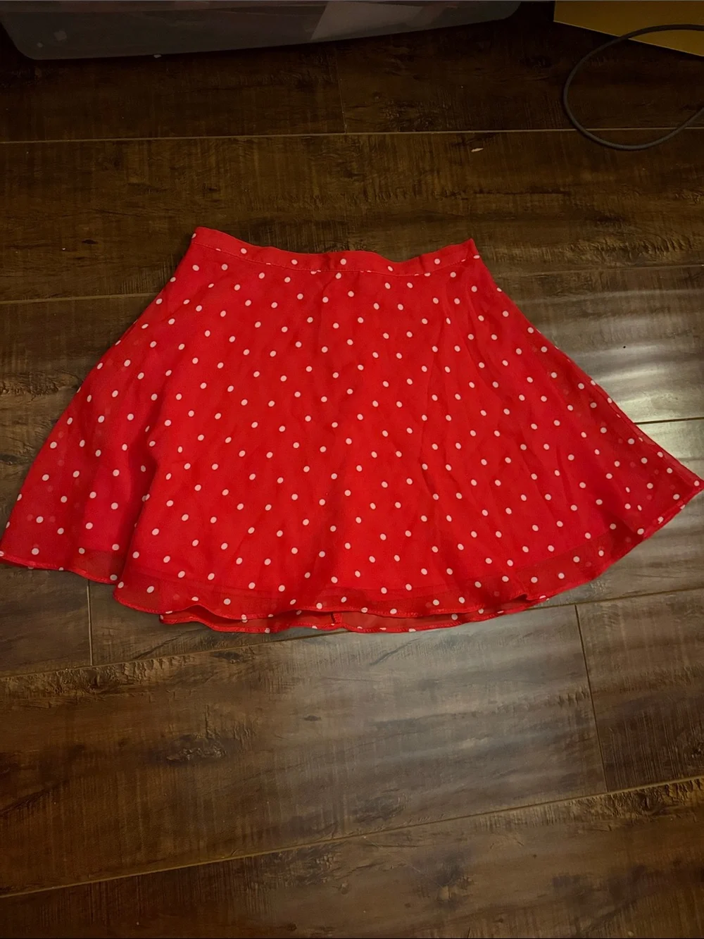 art class Red Polka Dot Girls Matching Top & Skirt Set